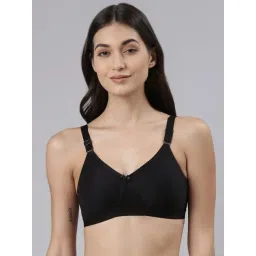 Dollar Missy Black Cotton Seamless Bra-picture-34