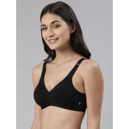 Dollar Missy Black Cotton Seamless Bra image 3