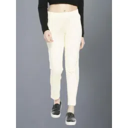 Dollar Missy Cream Cotton Pants-picture-25