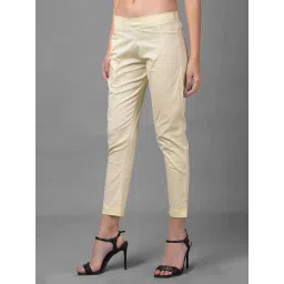 Dollar Missy Cream Cotton Stretch Pants image 3
