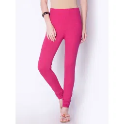 Dollar Missy Hot Pink Cotton Leggings-picture-15