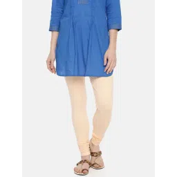 Dollar Missy Light Peach Cotton Leggings-picture-33