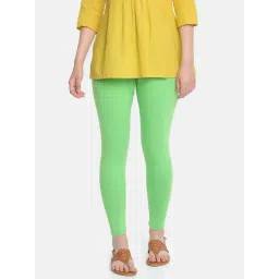 Dollar Missy Lime Green Cotton Leggings-picture-10
