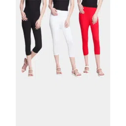 Dollar Missy Multi Skinny Fit Capris (Pack of 3)-picture-29