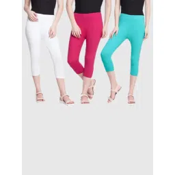 Dollar Missy Multi Skinny Fit Capris (Pack of 3)-picture-19