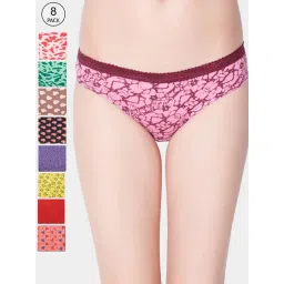 Dollar Missy Multicolor Cotton Panty Set - Pack of 8-picture-24