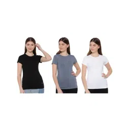 Dollar Missy Multicolor Regular Fit T-Shirt (Pack of 3)-picture-46