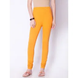 Dollar Missy Mustard Cotton Leggings-picture-18