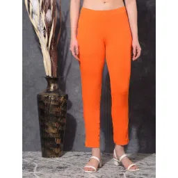 Dollar Missy Orange Cotton Pants-picture-40