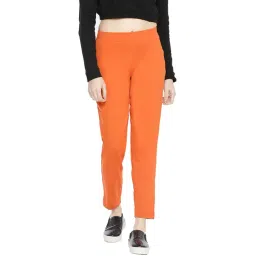 Dollar Missy Orange Elasticated Trousers-picture-13