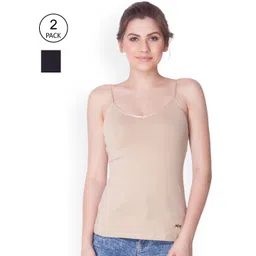 Dollar Missy Pack of 2 Cotton with Spandex Camisole-picture-26
