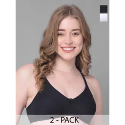 Dollar Missy Pack Of 2 Full Coverage Basic Support Cotton T-Shirt Bra With All Day Comfort-picture-27
