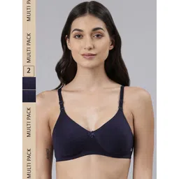 Dollar Missy Pack Of 2 Lightly Padded Non-Wired Anti Microbial Cotton T-shirt Bra-picture-42