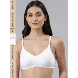 Dollar Missy Pack of 2 Wire-Free Basic Support Bra DTS-2151-R3-WHT-PO2-picture-13