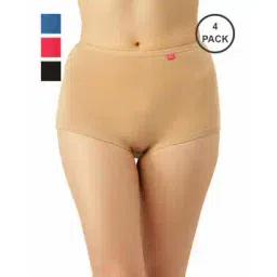 dollar missy Pack of 4 Lace Border Boyshorts Panties-picture-43