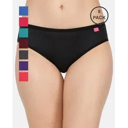 dollar missy Pack of 8 Lace Border Hipsters with Elasticated Waist-picture-33