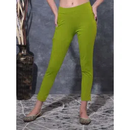 Dollar Missy Parrot Green Cotton Pants-picture-38