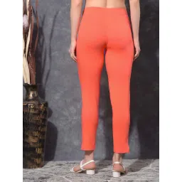 Dollar Missy Peach Cotton Pants image 2