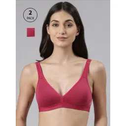 Dollar Missy Pink Cotton Seamless Bra - Pack Of 2-picture-45