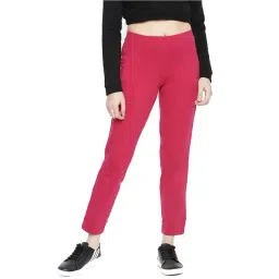 Dollar Missy Rani Pink Regular Fit Cigarette Trousers-picture-40