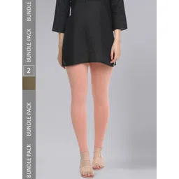 Dollar Missy Women Pack Of 2 Moisture Absorbent Slim-Fit Ankle-Length Leggings-picture-30