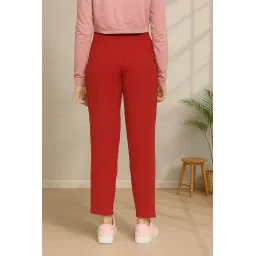 dollar Missy Women's Super Soft Stretchable Straight Pant with Pocket image 2