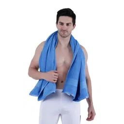 Dollar Socks Blue Cotton 600 GSM Bath Towel-picture-31