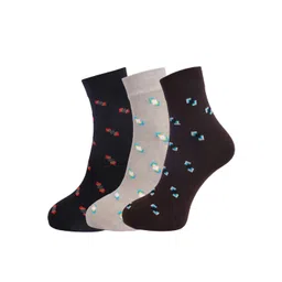 dollar socks Dollar  Socks Men Pack of 3 Assorted Ankle Length Socks-picture-37