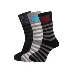 Dollar Socks Men Pack Of 3 Assorted Above Ankle-Length Cotton Socks-picture-36