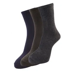 Dollar Socks Men Pack Of 3 Assorted Above Ankle-Length Cotton Socks-picture-35