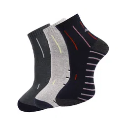 Dollar Socks Men Pack of 3 Assorted Ankle-Length Cotton Socks-picture-10