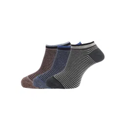 Dollar Socks Men Pack Of 3 Assorted Ankle Length Cotton Socks-picture-16