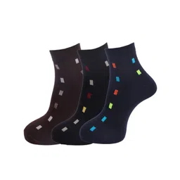 Dollar Socks Men Pack Of 3 Assorted Ankle-Length Socks-picture-35