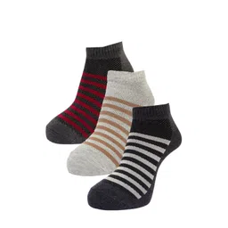 Dollar Socks Men Pack of 3 Assorted Ankle Length Socks-picture-39