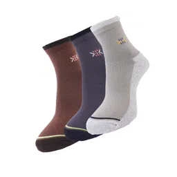 Dollar Socks Men Pack of 3 Assorted Ankle Length Socks-picture-19