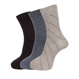 Dollar Socks Men Pack Of 3 Assorted Cotton Above Ankle-Length Socks-picture-15