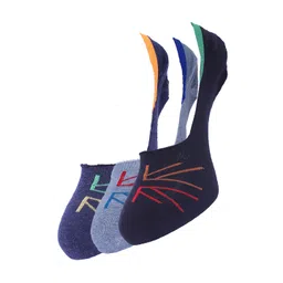 Dollar Socks Men Pack of 3 Assorted Cotton Shoe Liners-picture-41