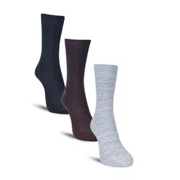 Dollar Socks Men Pack Of 3 Patterned Cotton Calf Length Socks-picture-11