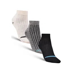 Dollar Socks Men Pack Of 3 Striped Cotton Ankle-Length Socks-picture-15