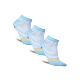 Dollar Socks Men Pack Of 3 Striped Cotton Ankle-Length Socks-picture-20