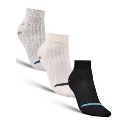 Dollar Socks Men Pack Of 3 Striped Cotton Ankle-Length Socks-picture-19