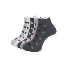 Dollar Socks Men Pack Of 5 Assorted Ankle-Length Cotton Socks-picture-39
