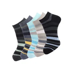 Dollar Socks Men Pack Of 5 Assorted Cotton Ankle-Length Socks-picture-16