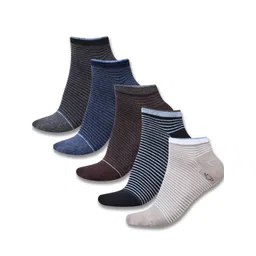 Dollar Socks Men Pack Of 5 Assorted Cotton Ankle Length Socks-picture-23