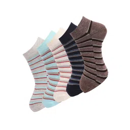 Dollar Socks Men Pack Of 5 Assorted  Cotton Ankle-Length Socks-picture-17