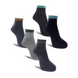 Dollar Socks Men Pack Of 5 Assorted Cotton Ankle-Length Socks image 1