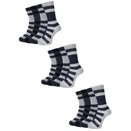 Dollar Socks Men Pack Of 8 Patterned Above Ankle-Length Socks-picture-21