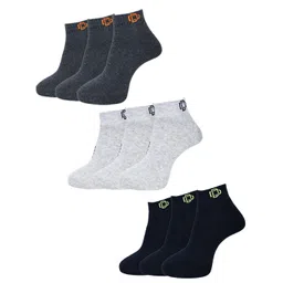 Dollar Socks Men Pack Of 9 Patterned Ankle-Length Socks-picture-34