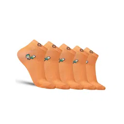 Dollar Socks Pack Of 5 Cotton Ankle-Length Socks-image-35