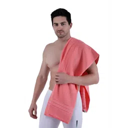 Dollar Socks Pink Cotton 600 GSM Bath Towel-picture-21